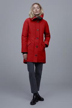 Chamarras Canada Goose Mujer Outlet - Rossclair Abrigos Rojos Oscuro XG9541760